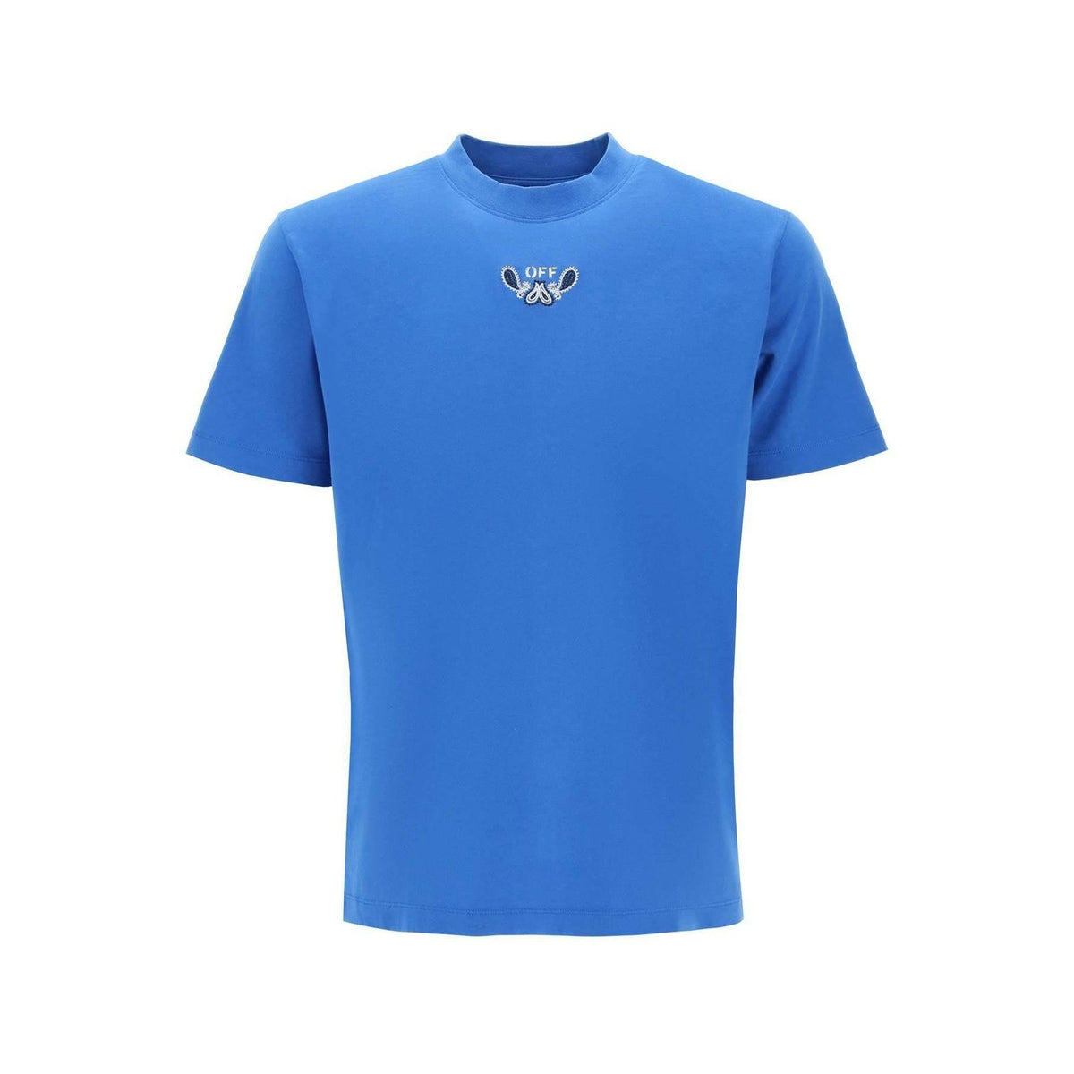 OFF-WHITE - Blue Bandana Arrow Pattern T-Shirt - JOHN JULIA