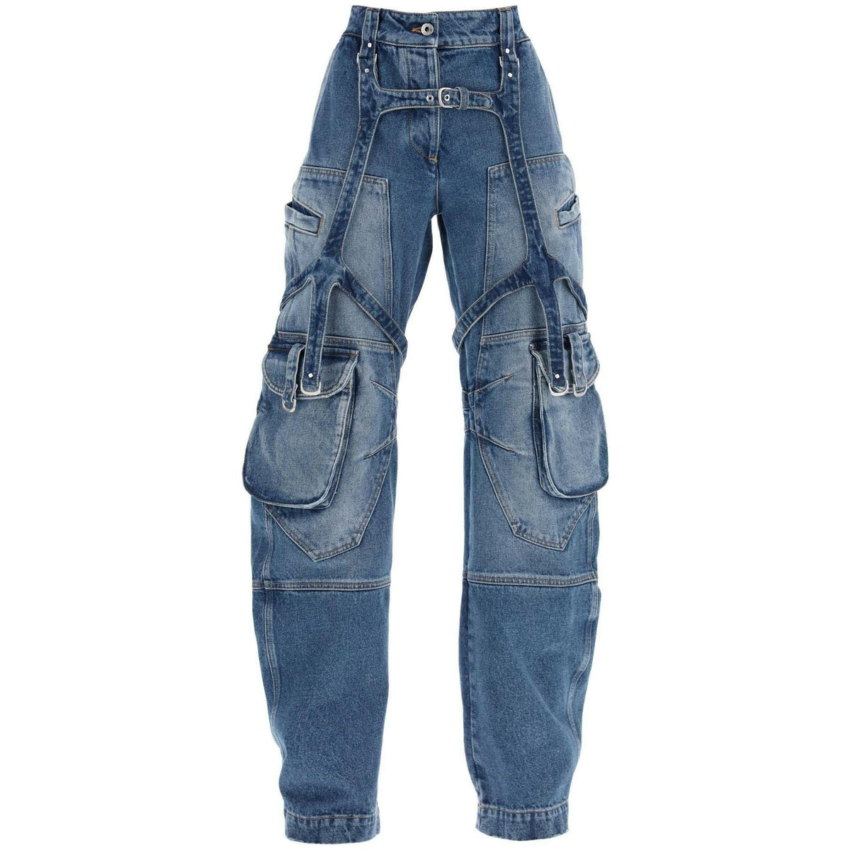 OFF-WHITE - Cargo Harness Jeans - JOHN JULIA
