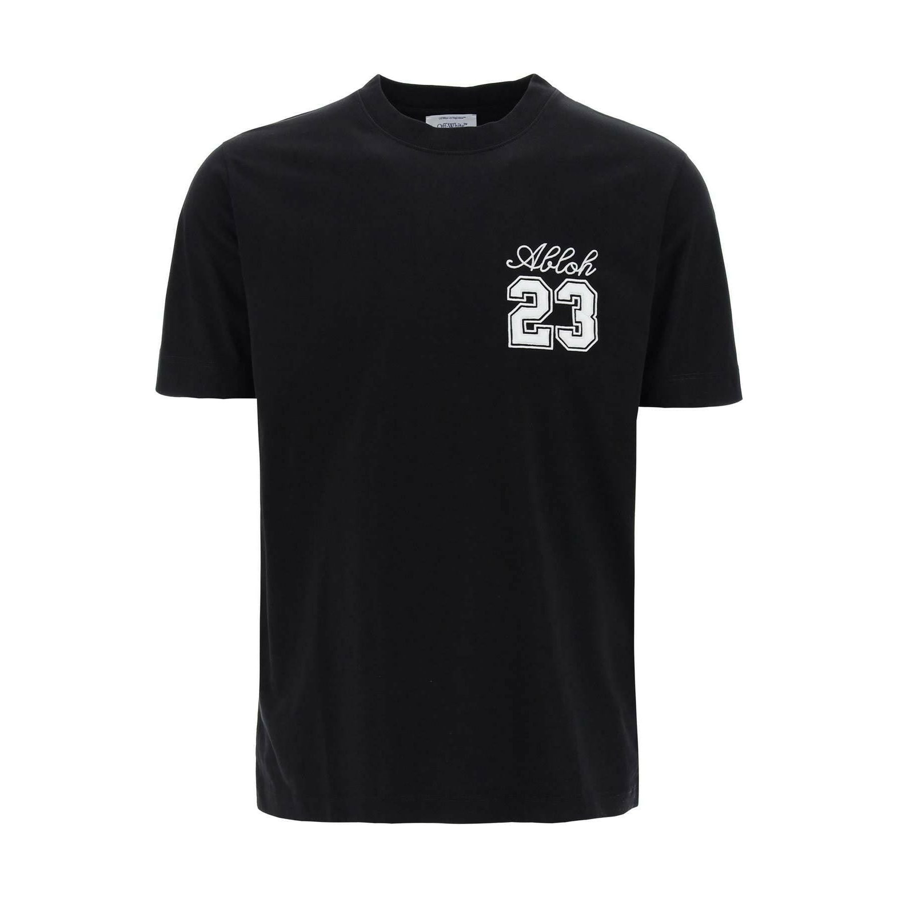 Crew Neck T-Shirt With 23 Logo OFF-WHITE JOHN JULIA.