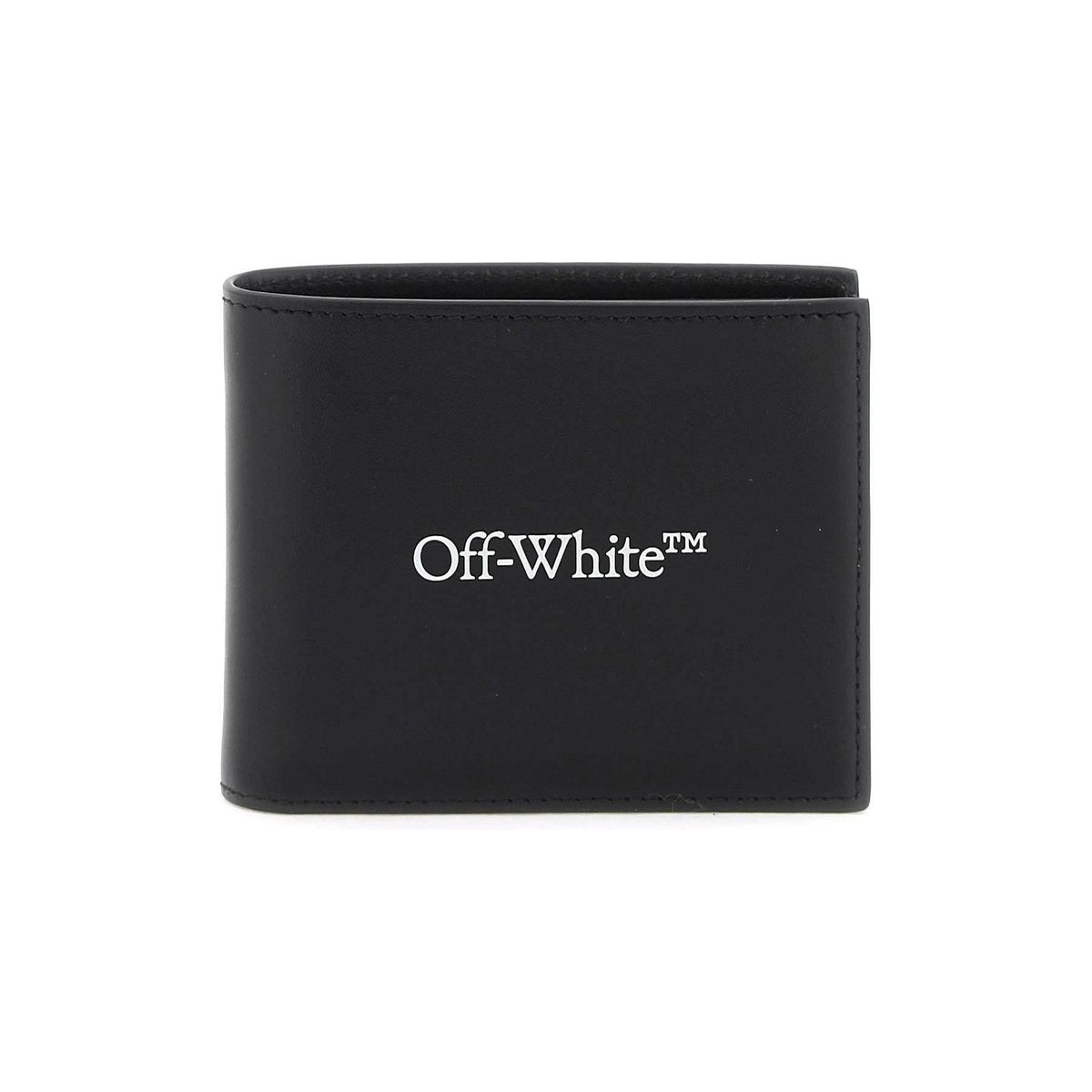 OFF-WHITE - Off-White Bookish Logo Bi Fold Wallet - JOHN JULIA