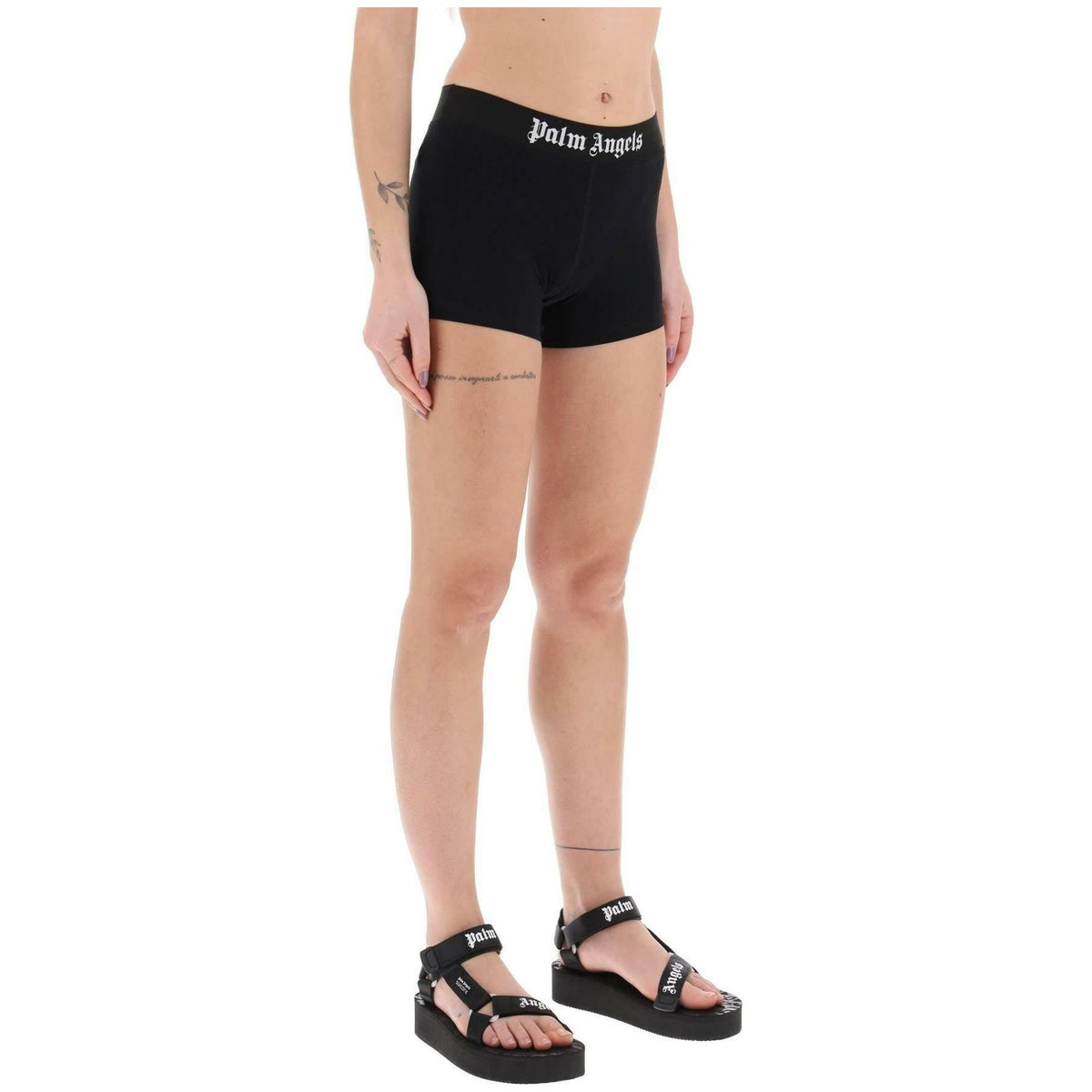 PALM ANGELS - Sporty Shorts With Branded Stripe - JOHN JULIA