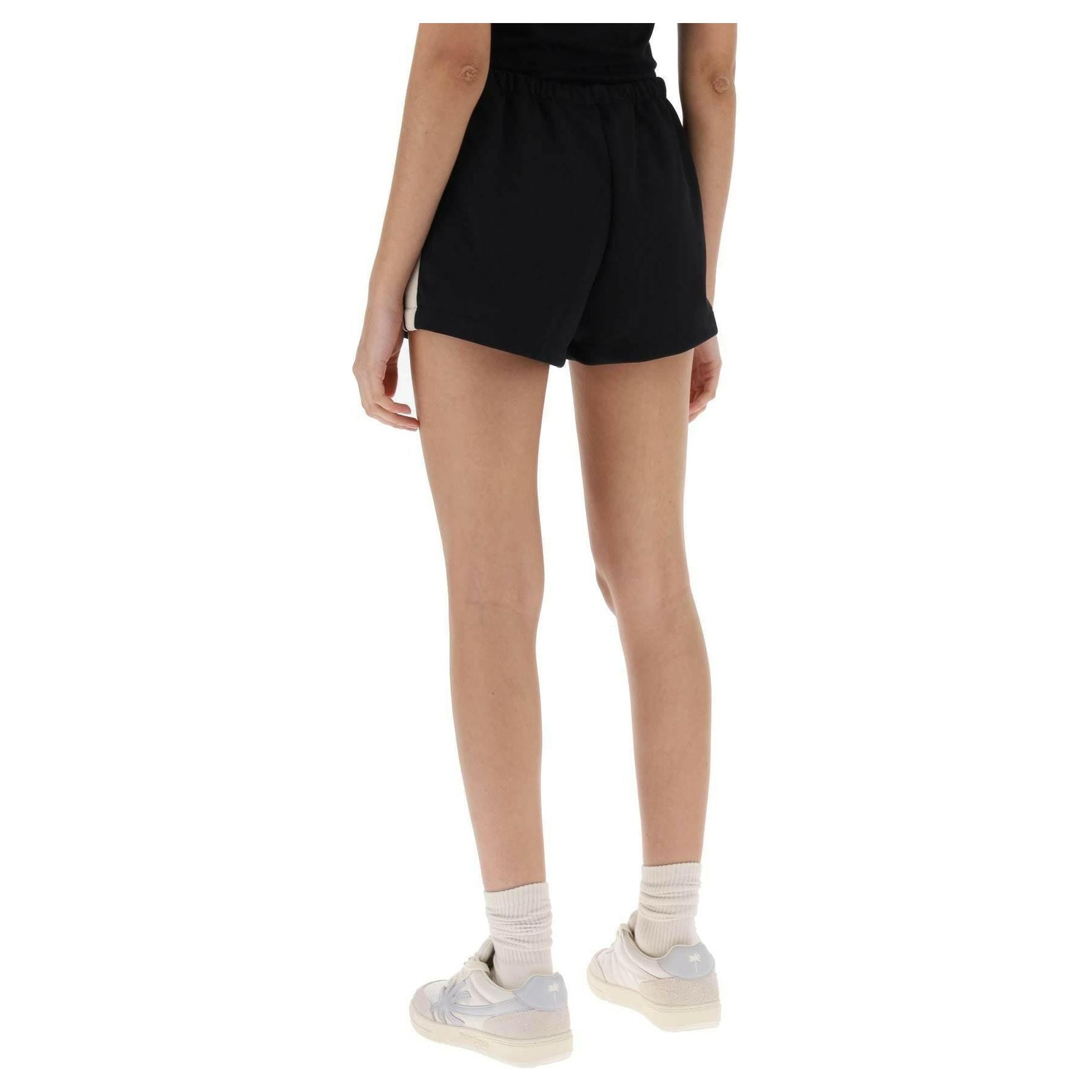 Track Shorts With Contrast Bands PALM ANGELS JOHN JULIA.