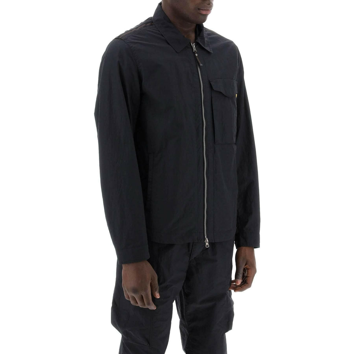 PARAJUMPERS - Black Recycled Nylon-Blend and Better Initiative Cotton Rayner Jacket - JOHN JULIA