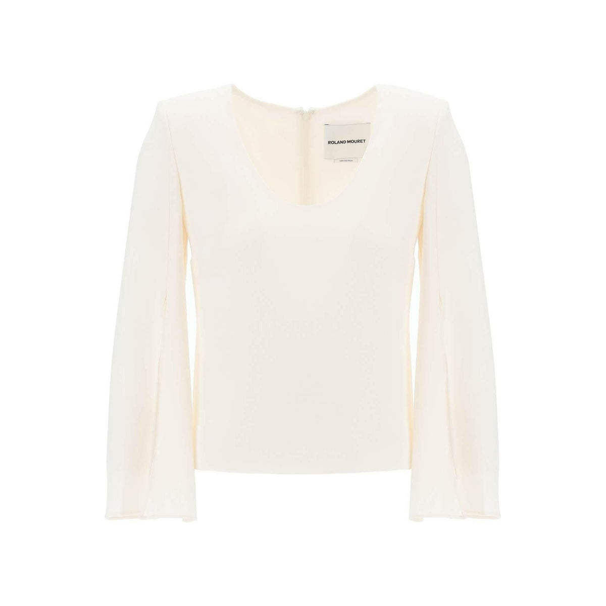 ROLAND MOURET - Cady Top With Flared Sleeve - JOHN JULIA