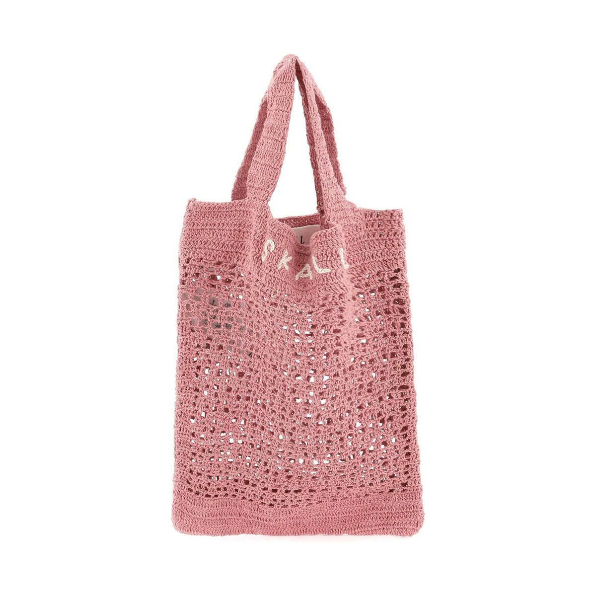 SKALL STUDIO - Pink Evalu Organic Cotton Crochet Handbag - JOHN JULIA