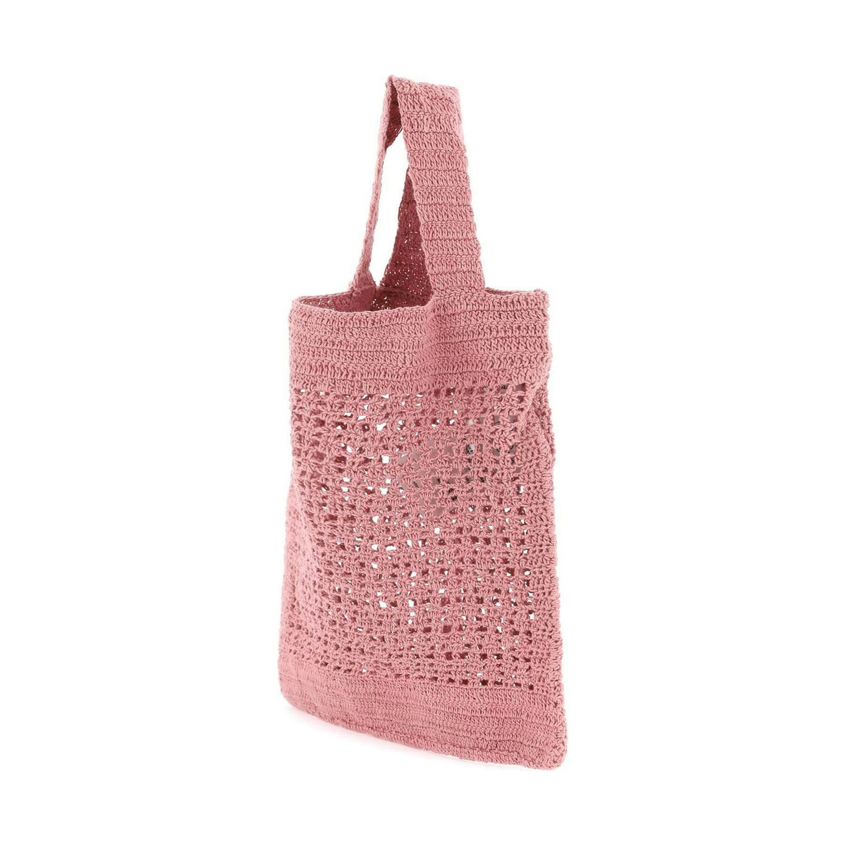 SKALL STUDIO - Pink Evalu Organic Cotton Crochet Handbag - JOHN JULIA
