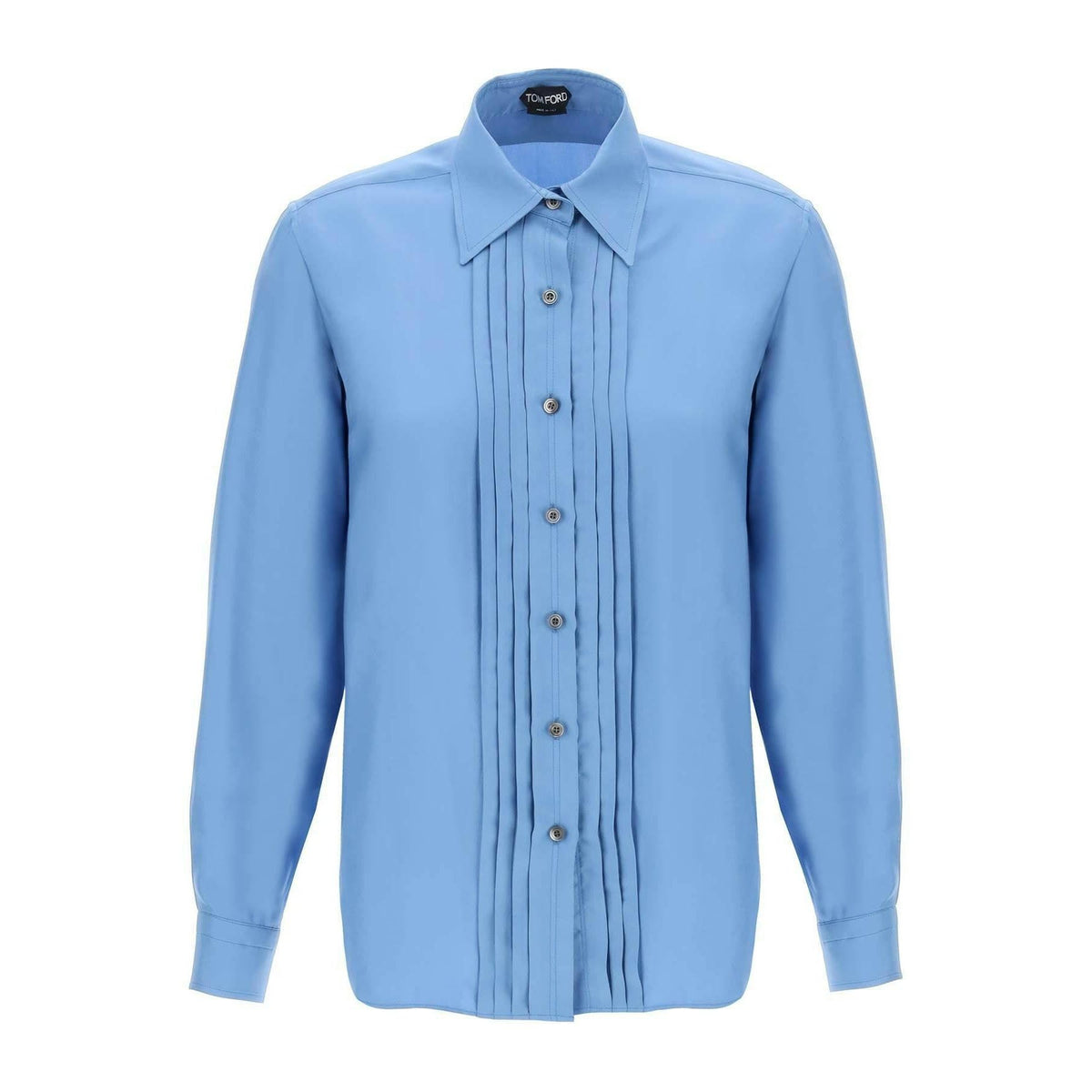 TOM FORD - Tom Ford Pleated Front Placket Shirt - JOHN JULIA