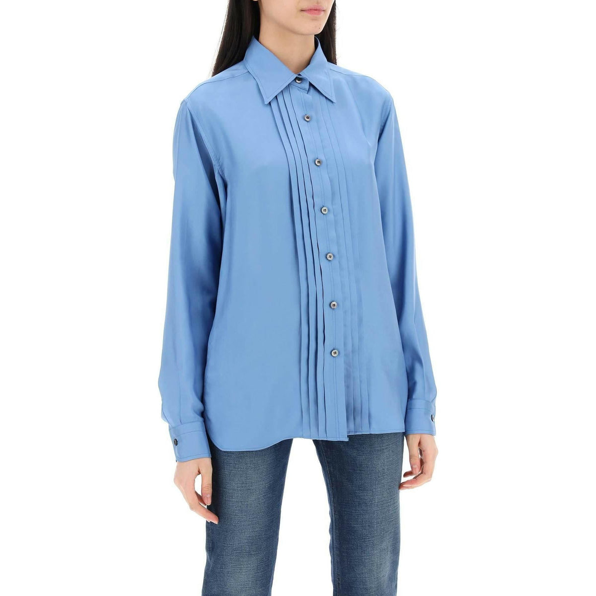 TOM FORD - Tom Ford Pleated Front Placket Shirt - JOHN JULIA