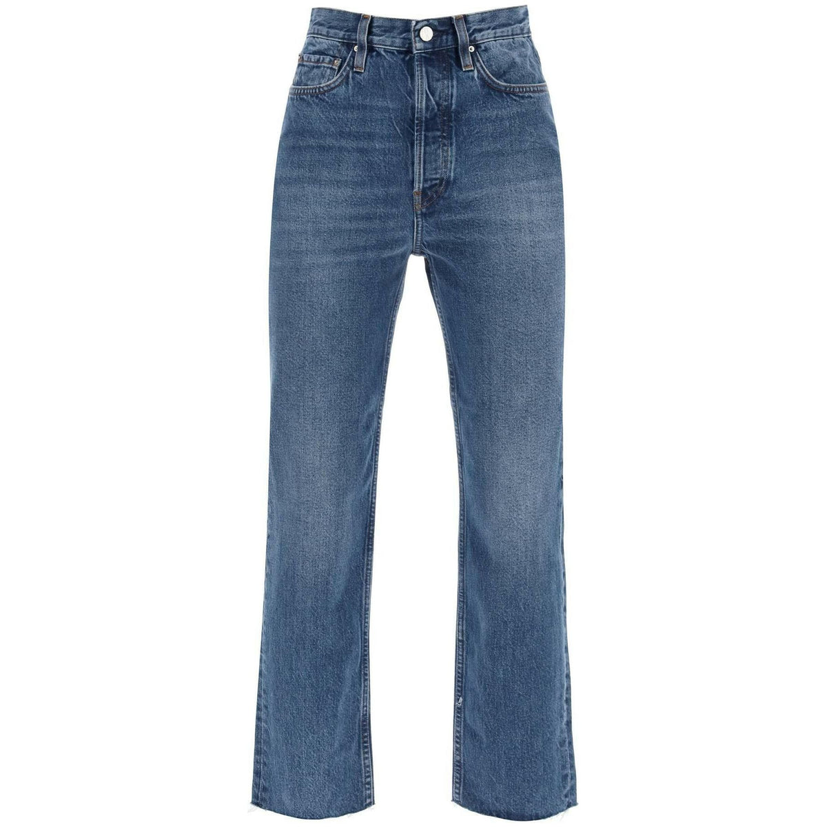 TOTEME - Blue Organic Cotton Classic Cut Jeans - JOHN JULIA
