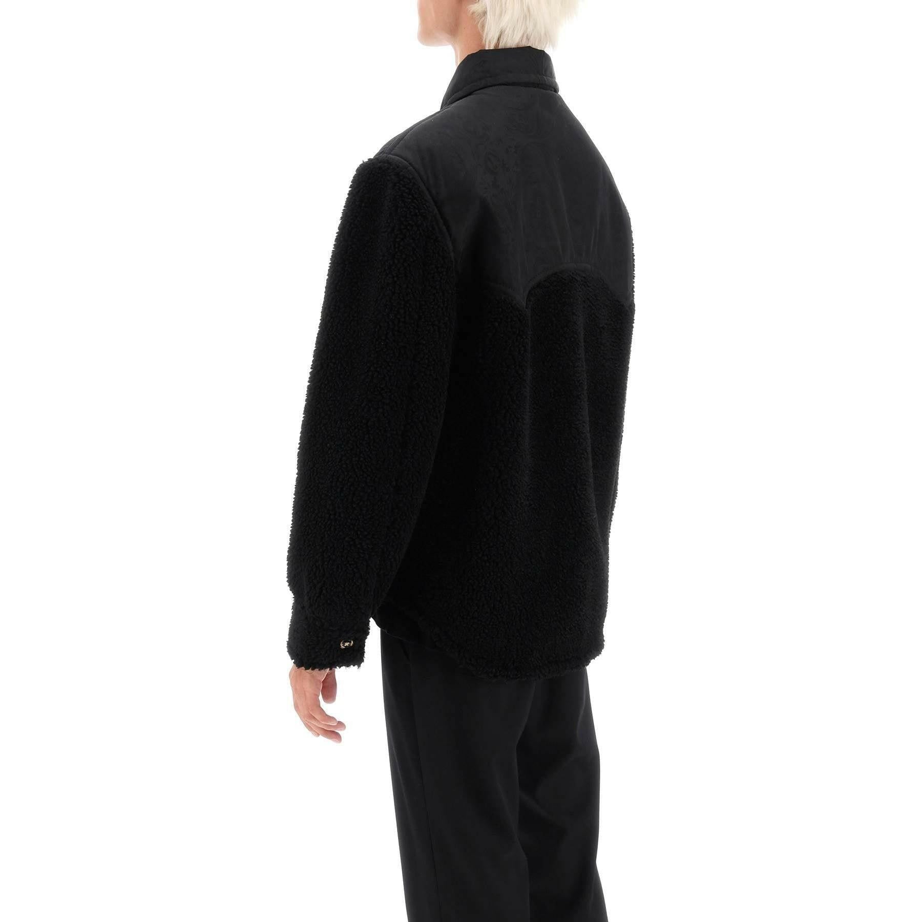 Barocco Silhouette Fleece Jacket VERSACE JOHN JULIA.