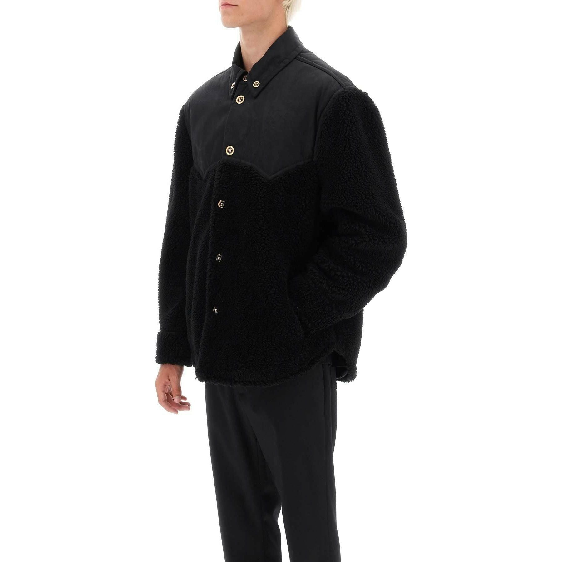Barocco Silhouette Fleece Jacket VERSACE JOHN JULIA.