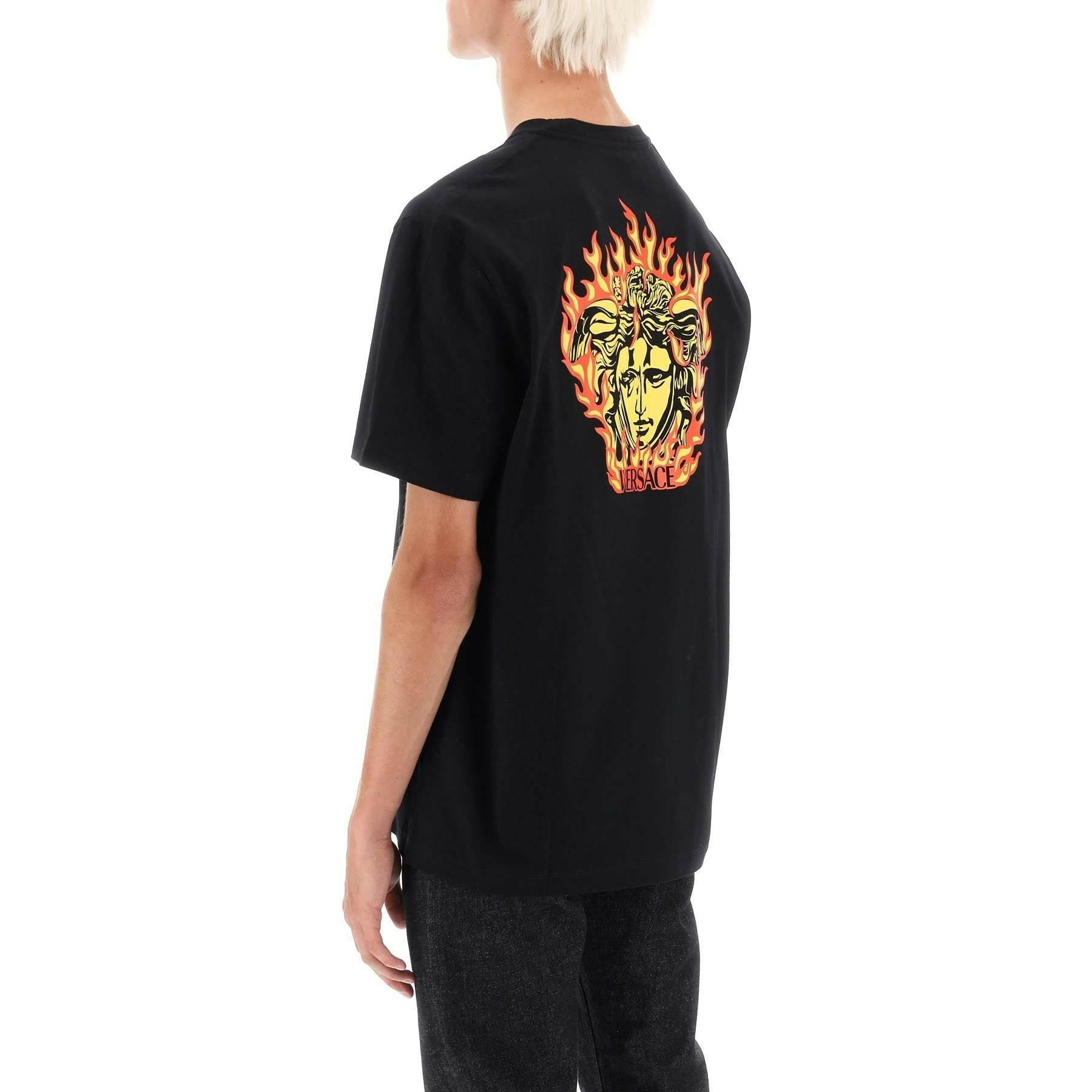 Medusa Flame T-Shirt VERSACE JOHN JULIA.