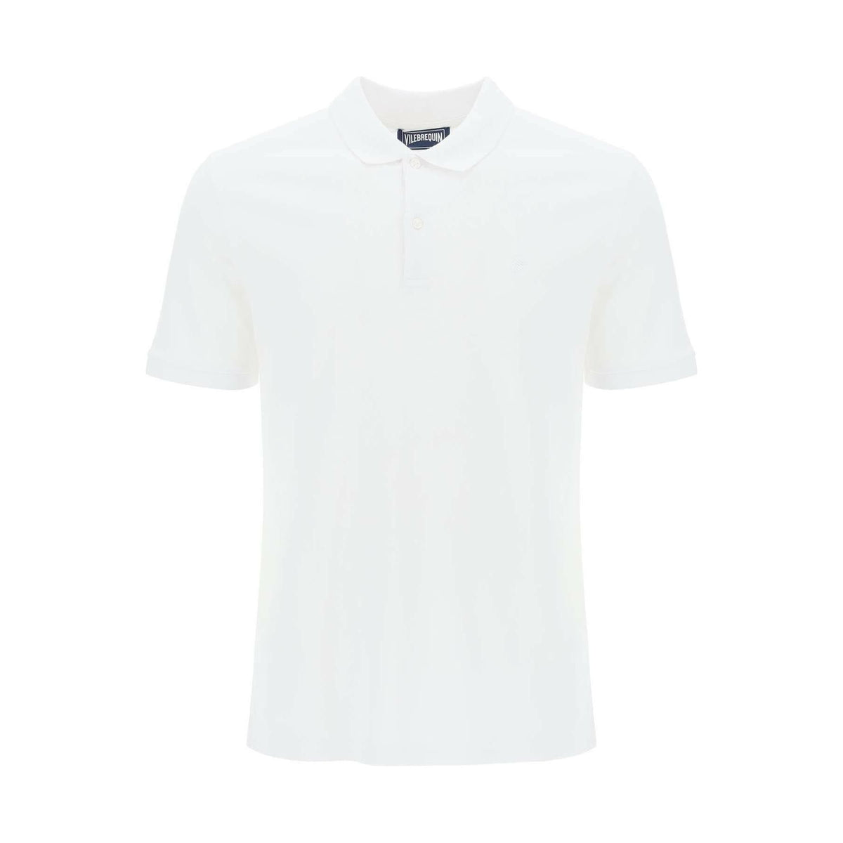 VILEBREQUIN - White Cotton Piquet Polo Shirt - JOHN JULIA