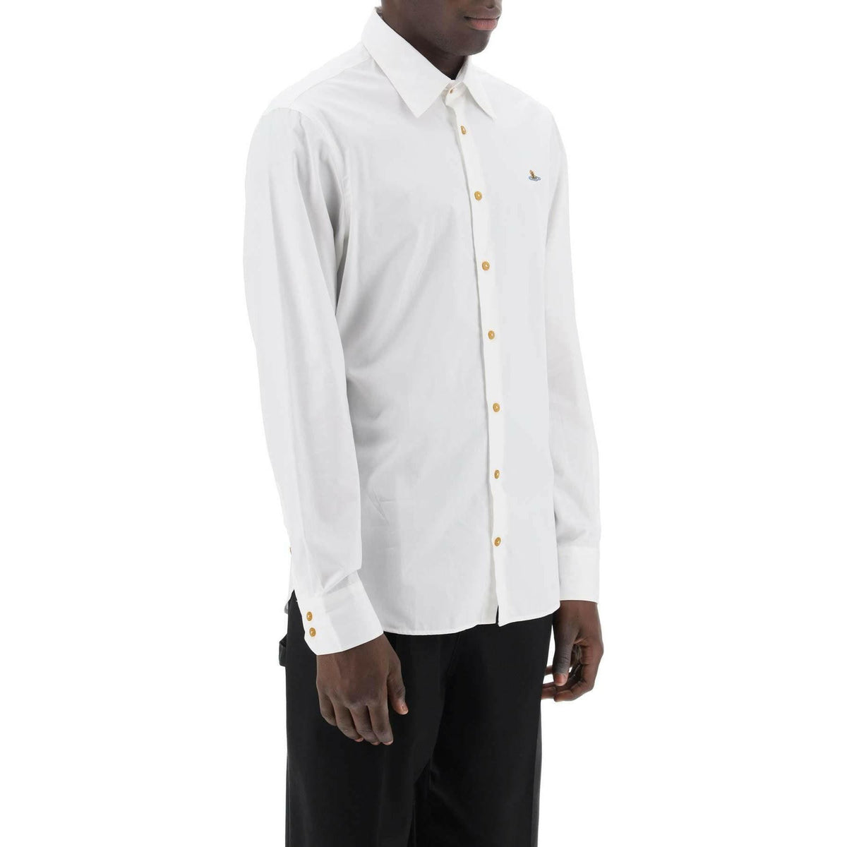 VIVIENNE WESTWOOD - Ghost Shirt With Orb Embroidery - JOHN JULIA