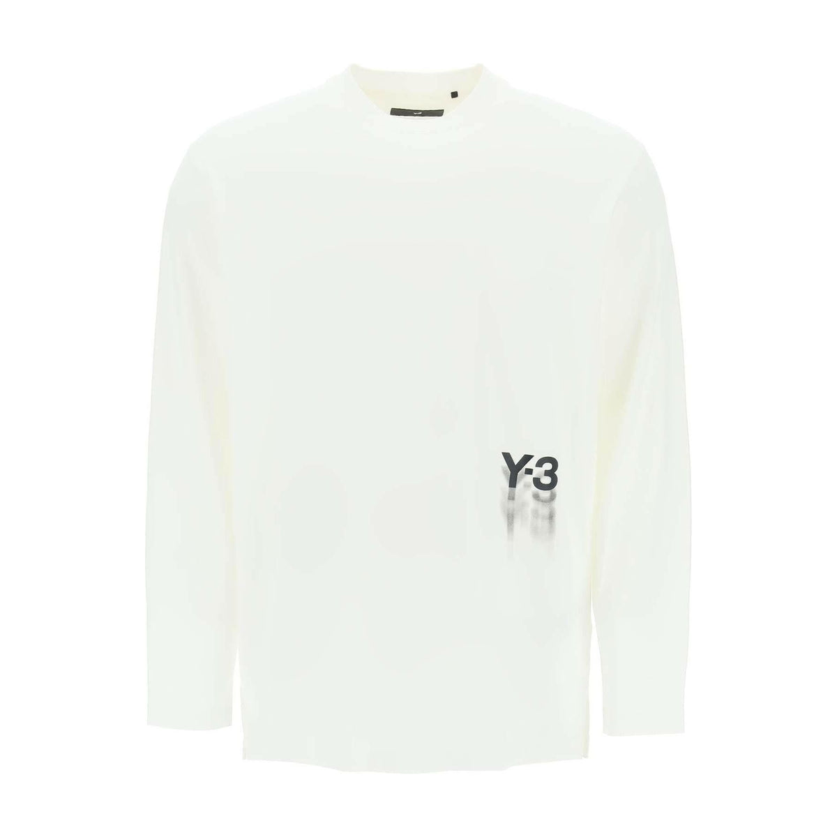 Y-3 - Long Sleeved T-Shirt With Logo Print - JOHN JULIA