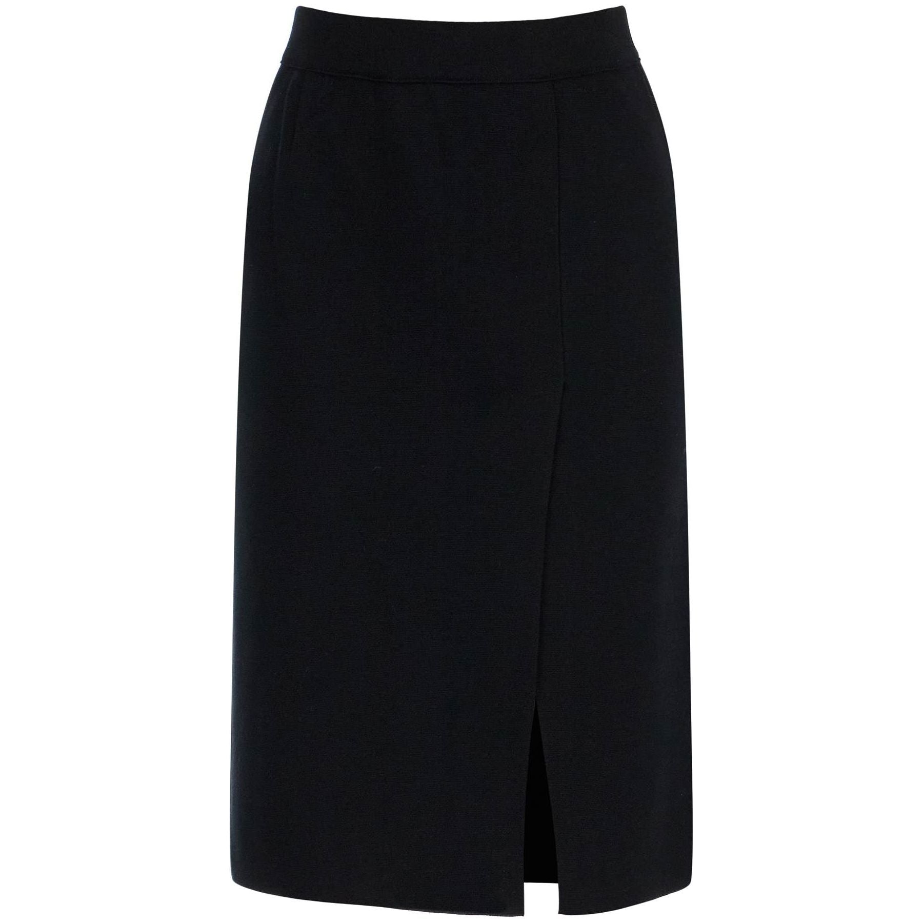 Knitted Pencil Skirt In Jersey Fabric