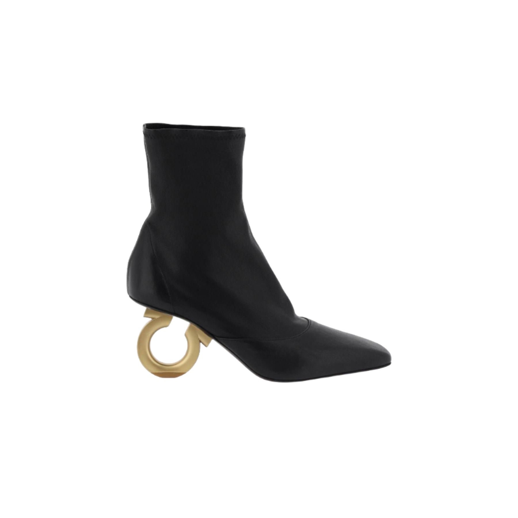 'Elina' Nappa Leather Ankle Boots