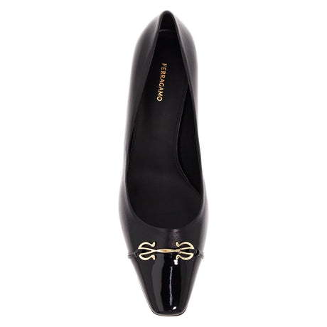 FERRAGAMO-Gancini Ornament Pumps -JOHN JULIA.