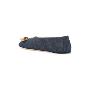 Vanna Denim Flats.