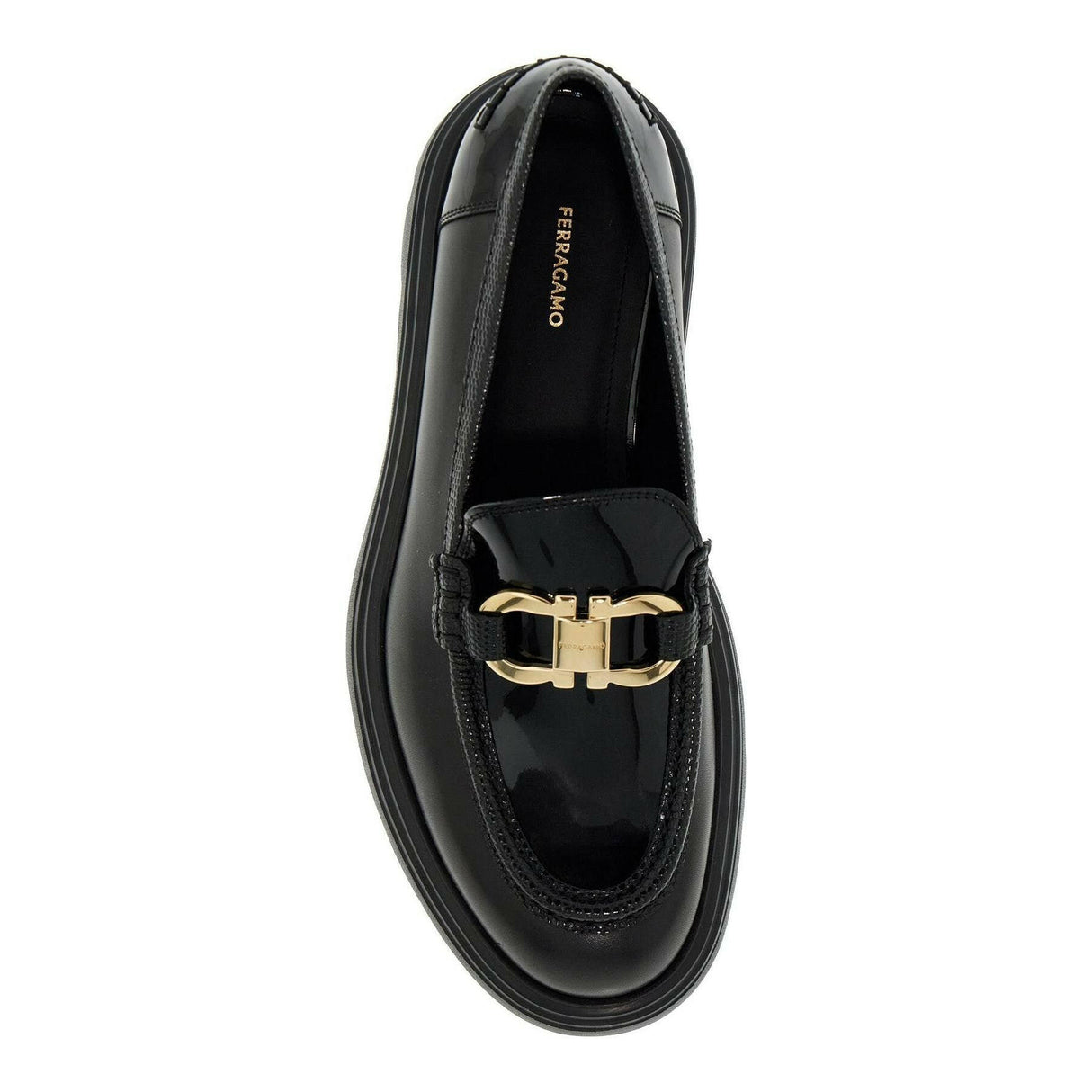 Maryan Leather Lug-Sole Loafers.