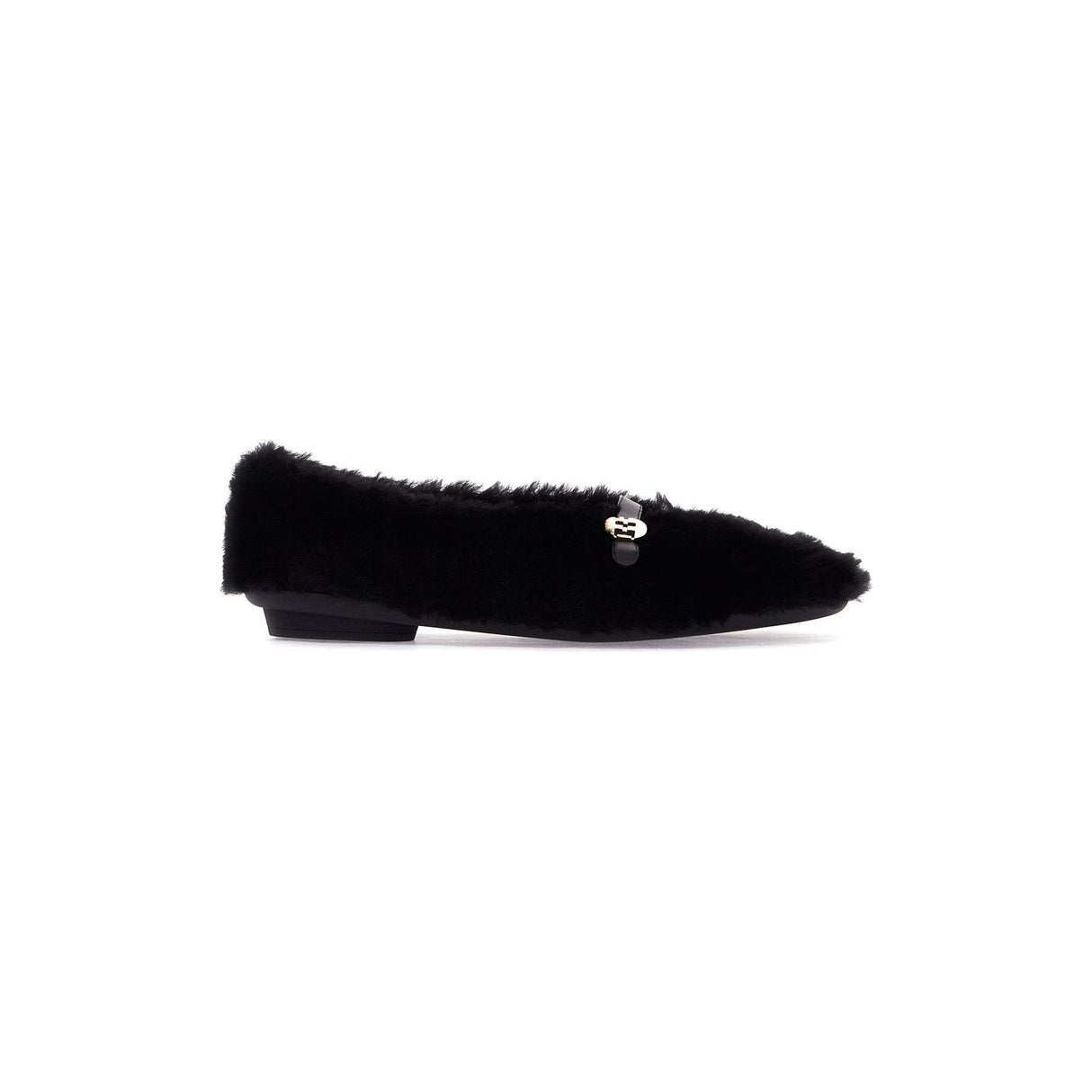 FERRAGAMO-Noella Shearling Flats -JOHN JULIA.