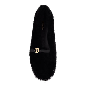 FERRAGAMO-Noella Shearling Flats -JOHN JULIA.