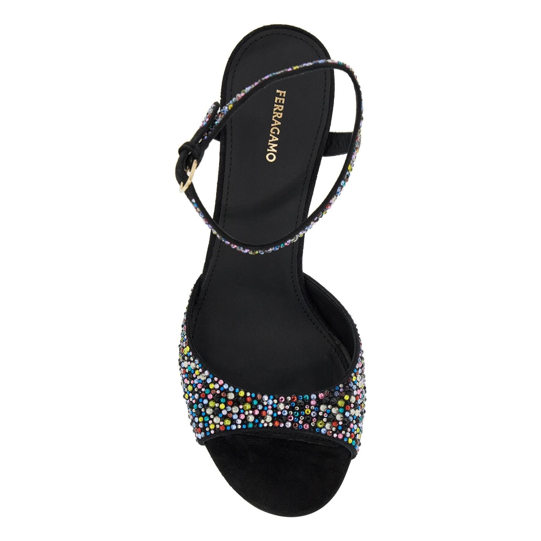 Nikla Crystal Embellished High Heel Sandals