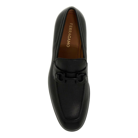 Foster Leather Gancini Loafers.