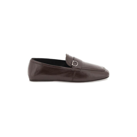 FERRAGAMO-Debros Leather Loafers-JOHN JULIA