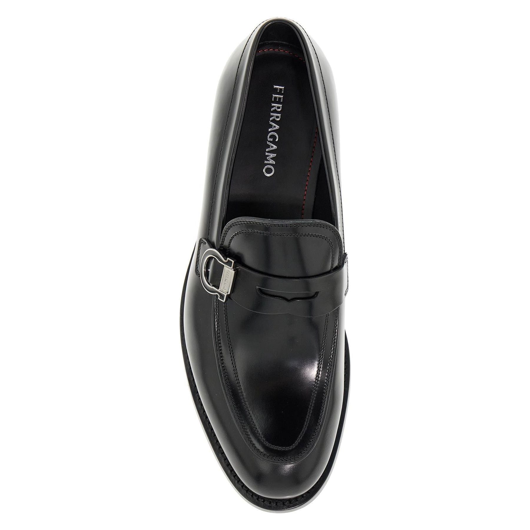 Canada Gancini Leather Loafers