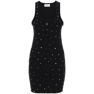 Rhinestone Jersey Mini Dress