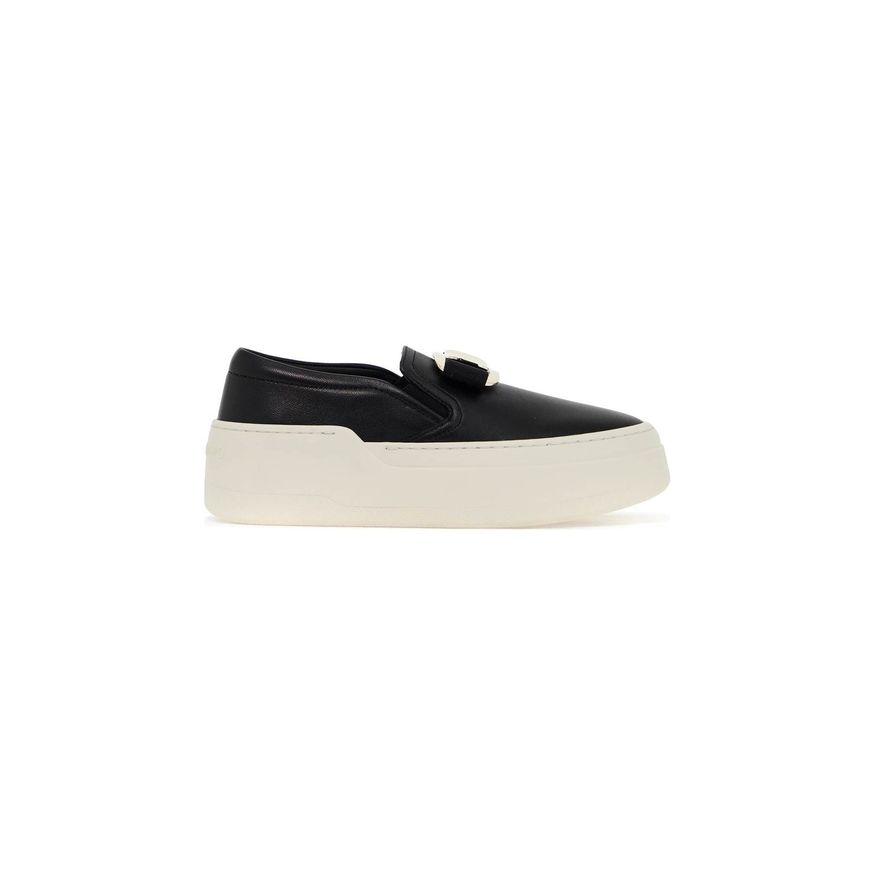 New Vara Plate 'Cristal' Slip On Nappa Leather Sneakers