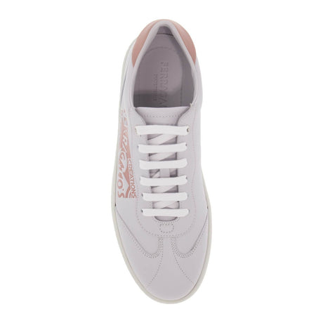 FERRAGAMO-Venna Logo Sneakers -JOHN JULIA.