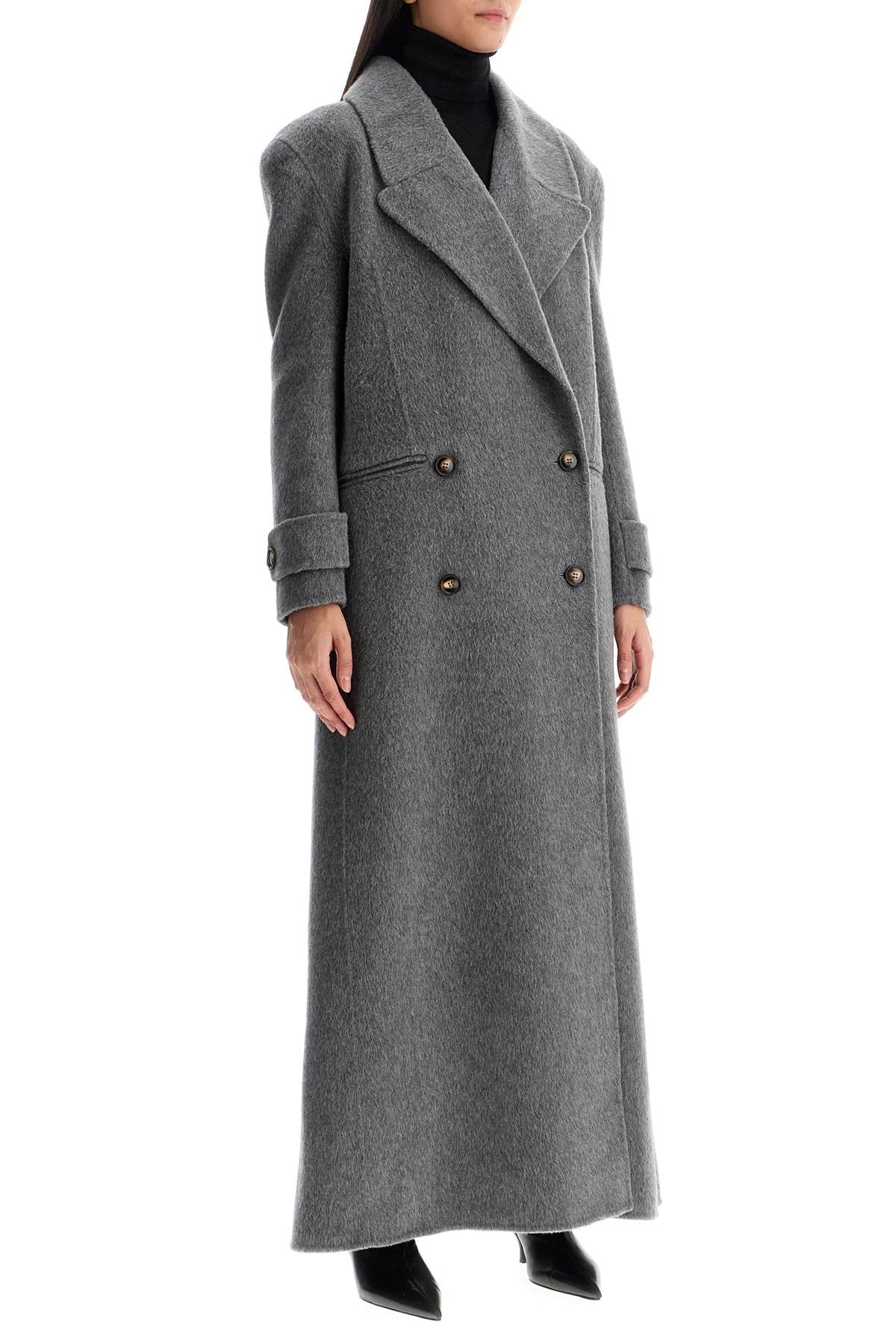 Wool Beaver Coat In Eight