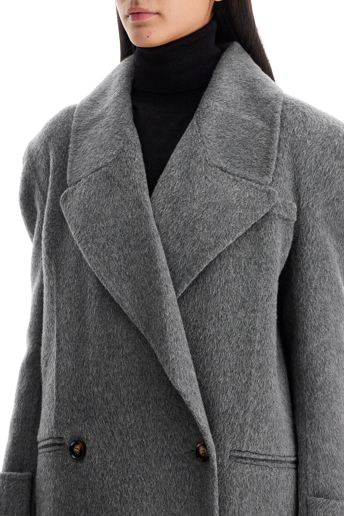 Wool Beaver Coat In Eight