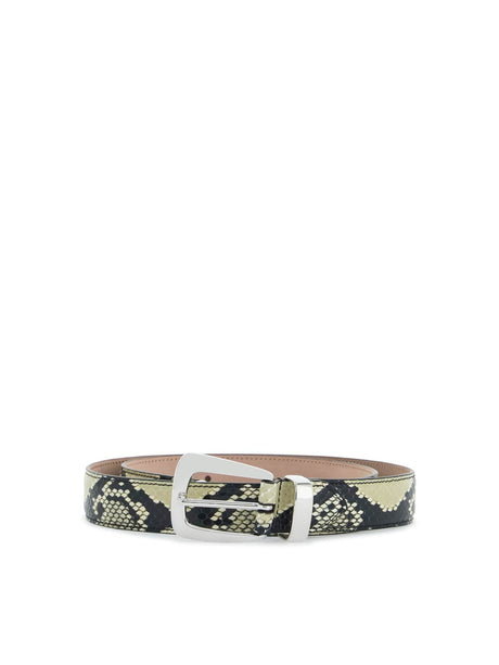 Python-printed Benny Belt-KHAITE-JOHN JULIA