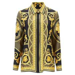 Silk Twill Shirt La Coupe des Dieux Print