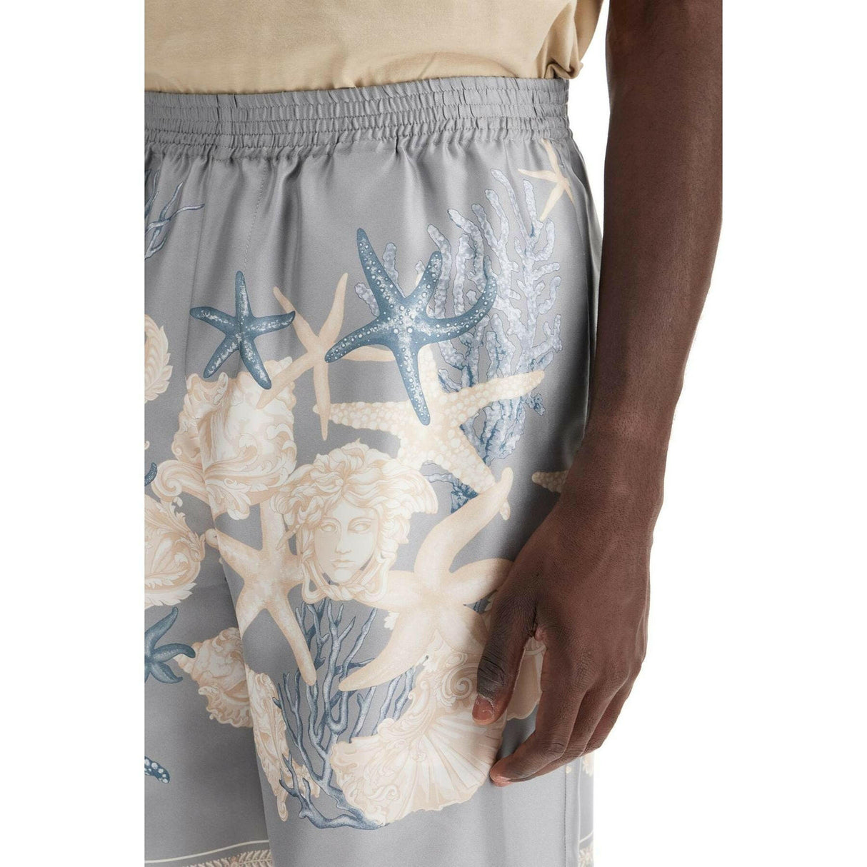 Barocco Sea Silk Shorts.