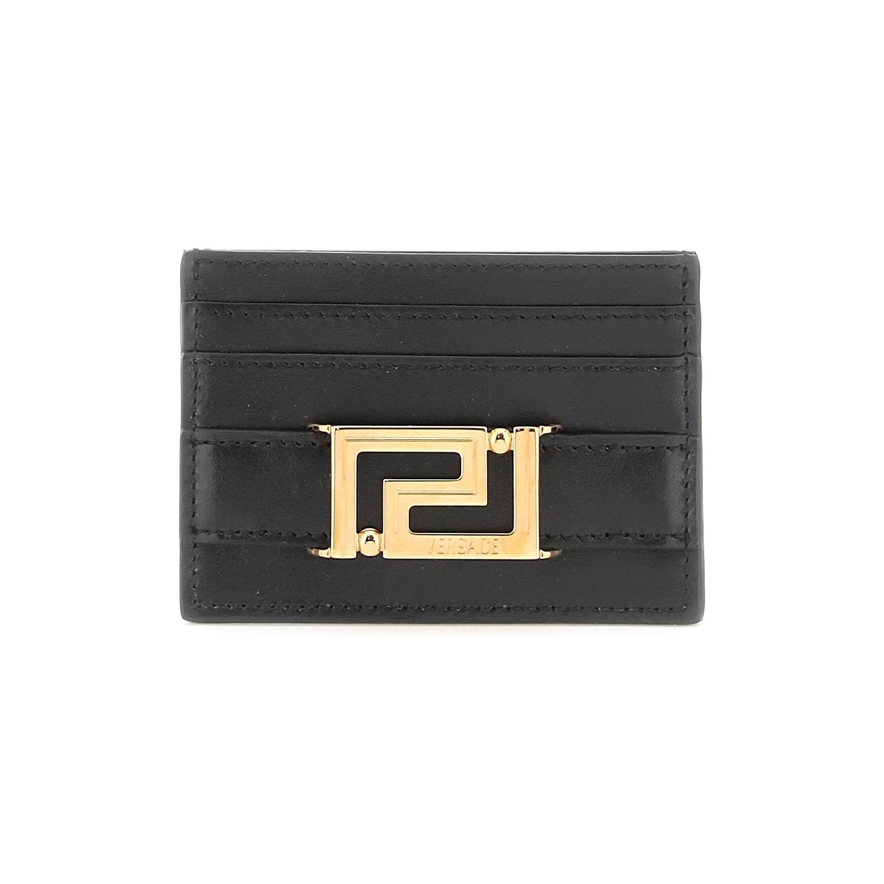 Greca Goddess Leather Cardholder