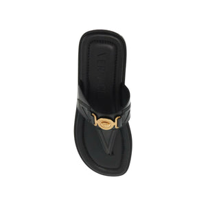 Medusa Biggie Leather Sandals.