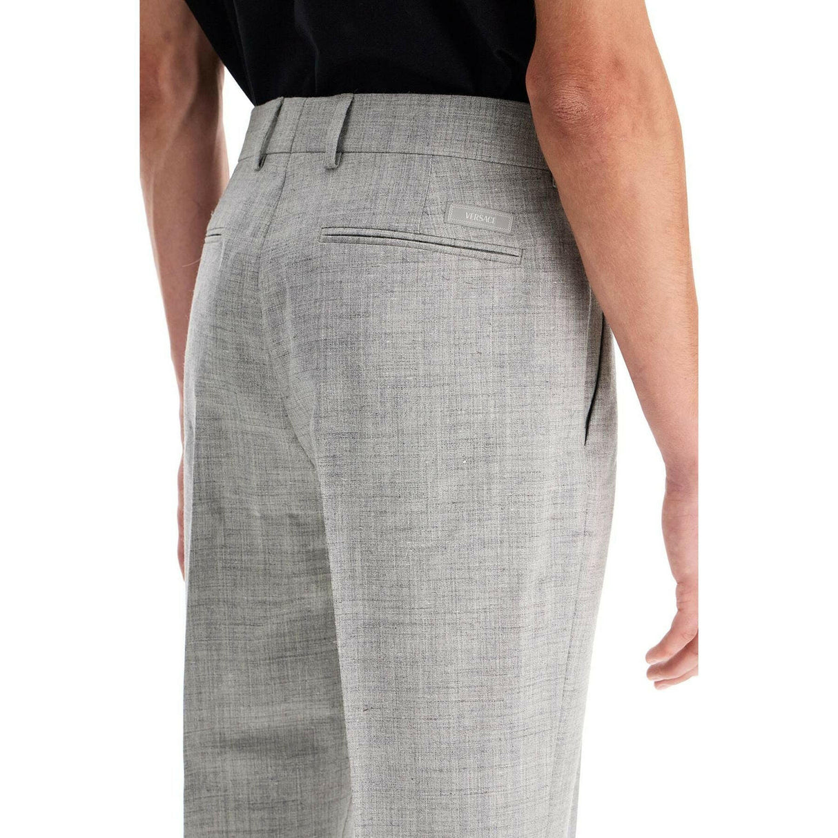 Wool-Blend Formal Pants.