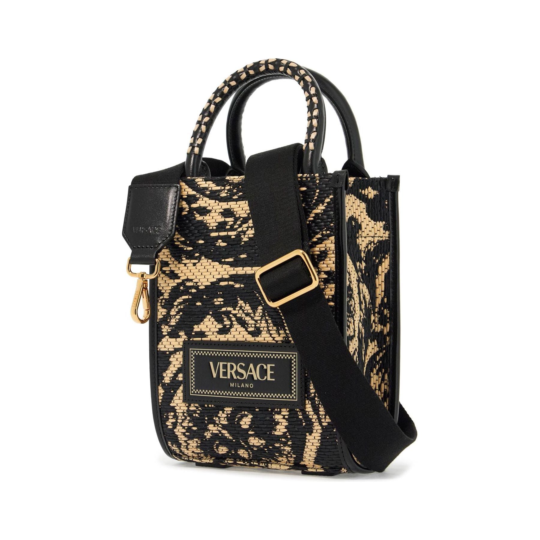 Barocco Athena Raffia Mini Bag