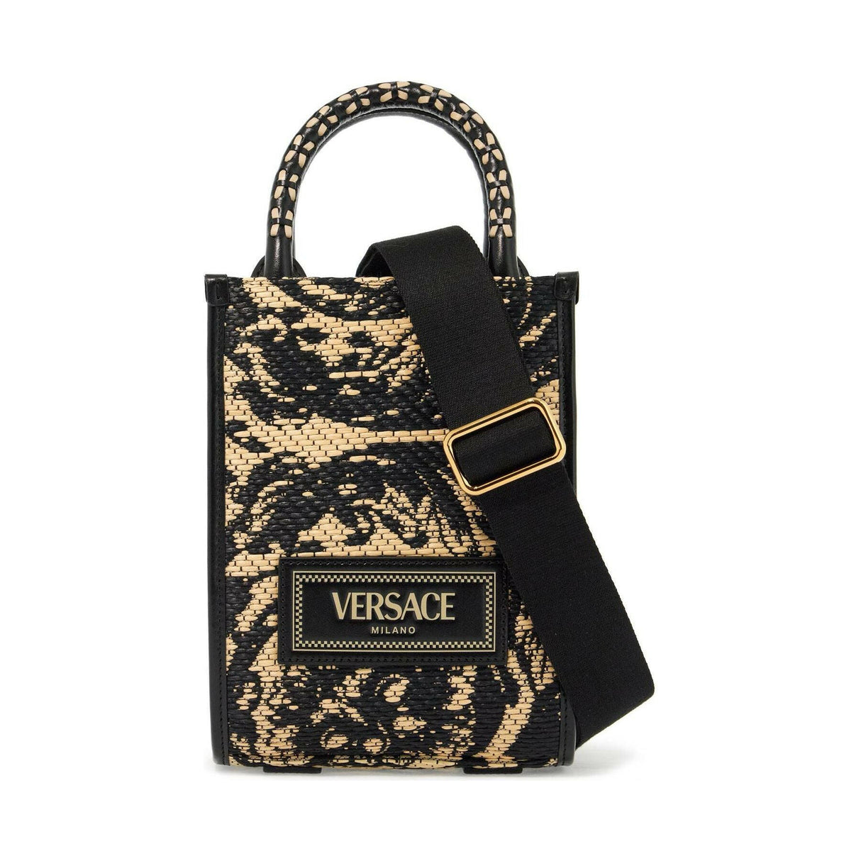 Barocco Athena Raffia Mini Bag.