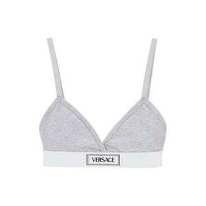 '90s Logo Ribbed Triangle Bralette