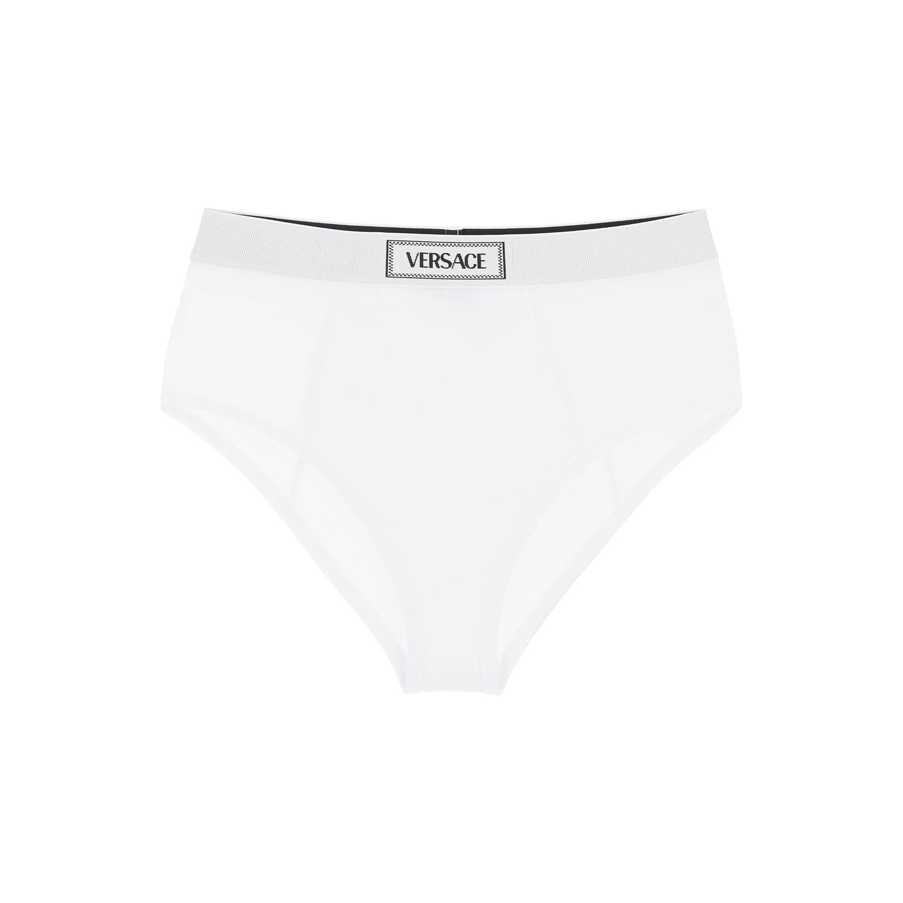 '90s Logo Ribbed High-Waisted Briefs