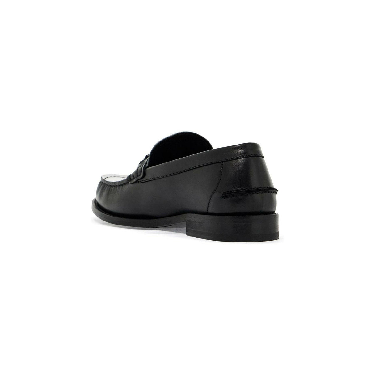 Two-Tone Leather Medusa '95 Loafers.