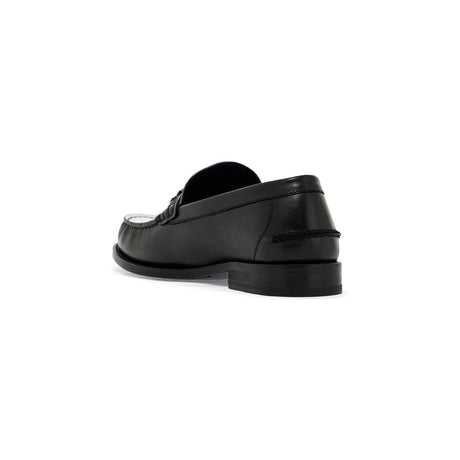 Two-Tone Leather Medusa '95 Loafers.