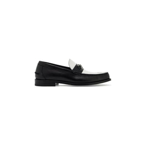 Two-Tone Leather Medusa '95 Loafers.