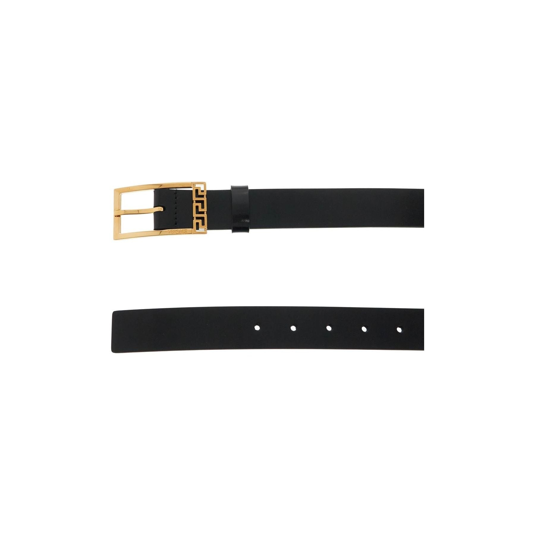 Greca Leather Belt