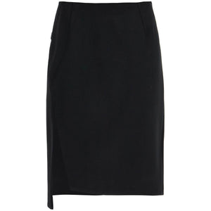 Asymmetric Midi Skirt